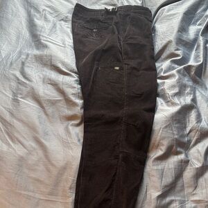 rag & bone Men's Black Corduroy Work Trousers